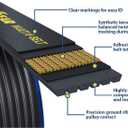 1060845 Serpentine Belt, 6-Rib, 84.5" Length