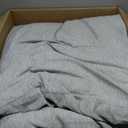 CozyLux Queen Comforter Set - 3 Pieces Light Grey Soft Luxury Cationic Dyeing Queen Comforter for All Season, Light Gray Breathable Lightweight Fluffy Bedding Sets with 1 Comforter and 2 Pillow Shams