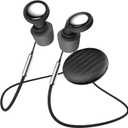 Ear Plugs for Sleeping and Concerts, 2025 Latest Anti-Loss with Lanyard, Comfortable Earplugs, 45dB Noise Reducing, Hearing Protection for Travel & Focus, 7 Pair Silicone & Foam Eartips (Black)