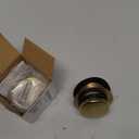 PRIMSOPH Tip-Toe Tub Drain Trim Kit with Two Hole Overflow Faceplate Conversion Kit Assembly Universal Fine Coarse Thread Replacement Brushed Gold