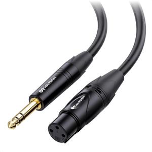 Cable Matters 6.35mm (1/4 Inch) Long TRS to XLR Cable - 50ft, Male to Female, Long XLR to 1/4 Cable