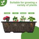 5 Tier Vertical Raised Garden Bed Planter Box, Vertical Raised Bed with Drainage Holes for Indoor Outdoor Herbs Flowers Vegetables Plants, Black