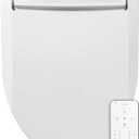 Brondell CL1700 Swash Elongated Advanced Bidet Seat, Fits Elongated Toilets, White