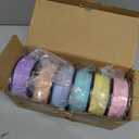 Pangda 3D Printer Filament PLA Bundle 1.75mm Multicolor Matte or Silk Finish, Dimensional Accuracy 0.02mm, 0.25kg/0.55lb Each Spool for DIY Holiday Projects(1.5 kg,Pastel Color)