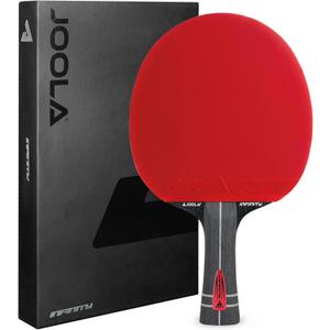 JOOLA Table Tennis Bat Infinity ITTF Approved Professional Carbon Table Tennis Bat for Advanced Players - with High-Tech Fibre, 7-Layer Bat Blade (zyramid)