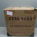 Huolewa Narrow Nightstand with 2 Drawers - Solid Wood Narrow Side Table with Open Shelf for Small Spaces, Couch, Bedroom, Living, Office - Small Bedside Table, End Tables (Walnut, 7.87 inch)