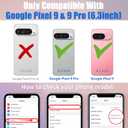 Toycamp for Pixel 9 Pro/Pixel 9 Case - Compatible with MagSafe Women Girls Cute Phone Cover Magnetic with Shockproof Protective Girly Pretty Designer for Google 9 Pro/Pixel 9 Cases, Heart