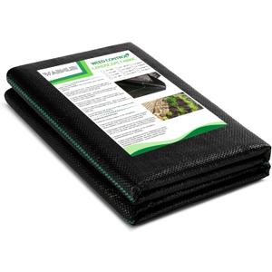 WAENLIR 3.2oz Heavy Duty Weed Barrier Landscape Fabric, Sturdy Blocker Cover, Outdoor Gardening Control Mat 4ft x100ft