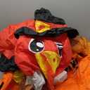 9.8Ft Thanksgiving Inflatable Turkey on Pumpkin Outdoor Decorations, Blow Up Turkey Inflatable Yard Decor with Build-in LEDs Pumpkin for Autumn Thanksgiving Party Indoor Outdoor Yard Garden Lawn