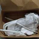 KOOLDOO Bed Rail for Toddlers, 59”Extra-Long Swing Down Tall Bed Rail Guard for Baby, Kids Safety, for Twin, Full, Queen & King Size Bed, Platform, Box Bed(59" L*22.8" H, White)