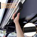 2 Pack Universal Golf Cart Grab Handle Compatible with Club Car, EZGO, Yamaha, XSeries with Versa Triple Track Tops Only