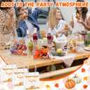 Sweetude 24 Pcs a Little Pumpkin Is on the Way Baby Shower Party Favors Bags Transparent PVC Pumpkin Gift Goodie Snacks Treat Candy Favors Bags for Fall Baby Shower Birthday Party Supplies