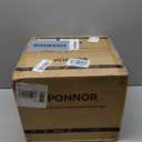 PONNOR Money Counter Machine Mixed Denomination, Serial Number, Multi Currency 2CIS/UV/IR/MG/MT Counterfeit Detection Bill Counter, Cash Counter Machine Value Counting for Business with Printer, Medium