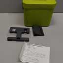 LALASTAR 1.8 Gallon Hanging Trash Can, Green, Plastic, Compost Bin Indoor Kitchen Sealed, Small Trash Can with Lid, Mountable (7L-New)