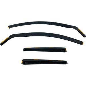 HEKO-23150 Front and Rear Wind Deflectors Fits Mazda 3 9 on 5-Door Hatchback (4 Pieces)