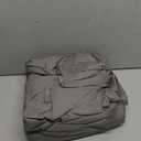 Shilucheng 100% Cotton Queen Size Sheets Set - 600 Thread CountLuxury Egyptian Cotton Bed Sheets5-Star Hotel Quality Sheets, Breathable & Cooling, 16 Inch Deep Pocket - 4 Piece (Grey, Queen)