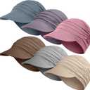 6 Pcs Chemo Cancer Hat for Women Breathable Bamboo Newsboy Baseball Cap Soft Headwear for Cancer Patient Hair Loss