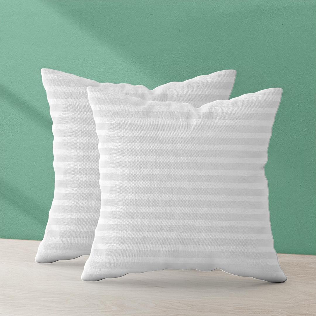 Trendy Home 24x24 Throw Pillow Insert (Set of 2, White) Bed and Couch Pillows Stuffer Hypoallergenic, Decorative Home Indoor Outdoor Sofa Pillow Filler (Machine Wash, 2 Pack)