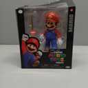 THE SUPER MARIO BROS. MOVIE - 5 Inch Action Figures Series 1  Mario Figure with Plunger Accessory