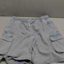 MAVQX Unisex Y2K Baggy Jean Shorts Hip Hop Cargo Pants Shorts Loose Fit Denim Shorts Streetwear.XL