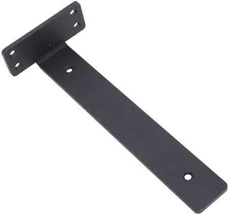 Fabater Floating Shelf Brackets, 160-200 Lbs Load Capacity 10 inch Thick Metal L Bracket, Wall Shelf Bracket with 5 Pack Complete Hardware for Study Makeup Room
