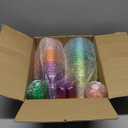 TURNMEON 30 Pack Plastic Margarita Glasses 12 oz Disposable Neon Cocktail Cups for Cinco de Mayo Decorations Mexican Fiesta Party Decorations Fun Taco Tuesday Mexican Theme Party Supplies