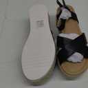 DREAM PAIRS Women's Stylish Platform Espadrille Wedge Sandals Round Toe Summer Causal Shoes Crisscross Band Adjustable Ankle Strap Buckle (8)