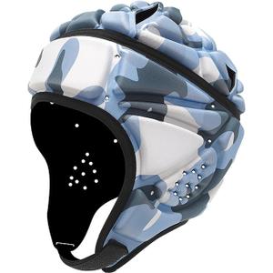 Soft Flag Football Helmet 7v7 Rugby Padded Headguards Protective Gear for Youth Kids (Medium)
