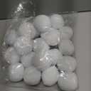 Supoice 30 Pack Snow Fight Balls 3 Inch Large Size Christmas & Winter Holiday Realistic Fake Snow Toys for Indoor & Outdoor Snow Fight & Toss Game