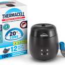Thermacell E-Series Rechargeable Mosquito Repeller with 20 Mosquito Protection Zone; Bug Spray Alternative; Scent Free