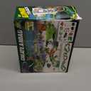 174 PCS Flexible Dinosaur Train Tracks and Race Cars Playset with 8 Dinosaurs Figures, Electric Vehicles, Lights - Create Road Racing World for Toddlers and Kids