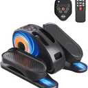 Under Desk Elliptical Machine, Ellipse Leg Exerciser for Seniors - Portable Seated Pedal Exerciser with 12 Adjustable Speeds & Remote Control, Quiet & Compact for Home Office Use