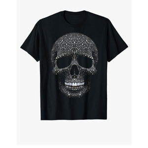 Skull Art Drawing T-Shirt Size XXL