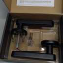 IRONZON Fingerprint Door Lock Smart Door Lock with Keypad Keyless Entry Door Lock with Handle for Home Hotel Office Apartment Bedroom (BlackAPP)