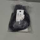 FantaLook Short Black Purple Cosplay Wig with 2 Buns for Halloween Party CostumeSmall Size