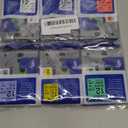 6-Pack Label Maker Tape Replacement 12mm 0.47 White Laminated for P Touch, Compatible with PTouch TZ-TZe 1/2" Black & Color TZE231 for PT-D220 D210 H110 D200 D400 D610BT Refills (Black on Colorful)