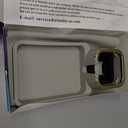 Couch Cup Holder Tray, Elimiko Silicone Anti-Spill and Anti-Slip Couch Drink Holder, Strong and Weighted Phone/Remote/Snacks Sofa Cup Holder (Griege)