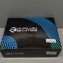 Kuxuan Boys Adjustable Inline Skates with Light up Wheels, Fun Illuminating Skates for Kids Girls Youth (Medium(Kids 13-3 US), Black Came)