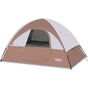 Camping Tent 2 Person, Waterproof Windproof Tent with Rainfly Easy Set up-Portable Dome Tents for Camping