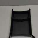 BONNY DODO Valet Tray for Men PU Leather Tray Organizer with Partition, Storage Keys, Watch & Practical Storage for Table Nightstand Living Room Bedroom (Black)