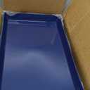US Acrylic Coastal Plastic Serving Trays (Set of 4) 15 x 10 | Large Unbreakable Reusable Rectangular Party Platters | Serve Appetizers, Fruit, Veggies, & Desserts | BPA-Free & Made in USA