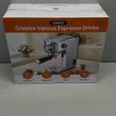 Espresso Machine with Milk Frother, 20 Bar Pressure Espresso Maker, with 44OZ Removable Tank, Compact Stainless Steel Coffee Machine for Home, Office, Latte, Cappuccino, Macchiato, Silver