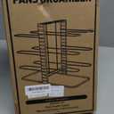 ORDORA Pots and Pans Organizer under Cabinet 14.55 Height, Adjustable 8-Tier Pot Organizers inside Cabinet, Kitchen Organizers and Storage Fit 6-11 inch Lightweight Cookware