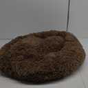 MIXJOY Ultra Soft & Comfortable Donut Cuddler Round Dog & Cat Bed (30'', Brown)