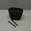 Bikes Baskets Front, Bikes Basket Front Scooter Basket Basket for Toddler Accessories for Kids Plastic Accessories Small for Kids, Toddlers (Black)
