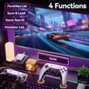 2025 Upgraded Retro Gaming Console, 4K HDMI Video Game Consoles with 40,000+ Games & 23 Emulators, Plug and Play Video Gaming Stick (128G)