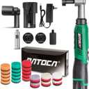 BATOCA S6 Mini Polisher Cordless Polisher for Car Detailing, 1x2.0Ah Battery, 0mm Rotary Polisher Car Buffer,1 Inch Micro Polisher with 6 Variable Speed 1000-5000 RPM for Car Polishing,Cleaning