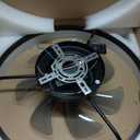 Ceiling Fans with Lights and Remote, 20" Modern Low Profile Ceiling Fan, 6-Speed Quiet Reversible Motor, Flush Mount LED Fan Light,Stepless Dimmable for Bedroom & Kids Room (Black)