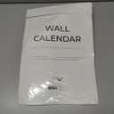 Wall Calendar 2026, 12 Months, 17" x 12" Large Wall Calendar with Hanger, Thick Paper and Spiral Binding. Classic Black & White, Professional Business Design.