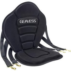 Kayak Seat, Universal Adjustable Kayak Seat with Back Support, Kayak Replacement Seat, Detachable Paddle Board Seat Fishing Boat Seat for Kayaking, Sup and Canoe